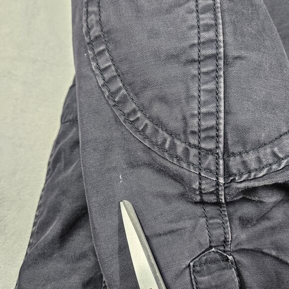 Abercrombie & Fitch Military Jacket Mens M Field Jacket Canvas Blue Heavy Hooded - Picture 9 of 16